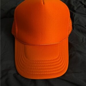 Bright Orange Trucker Hat